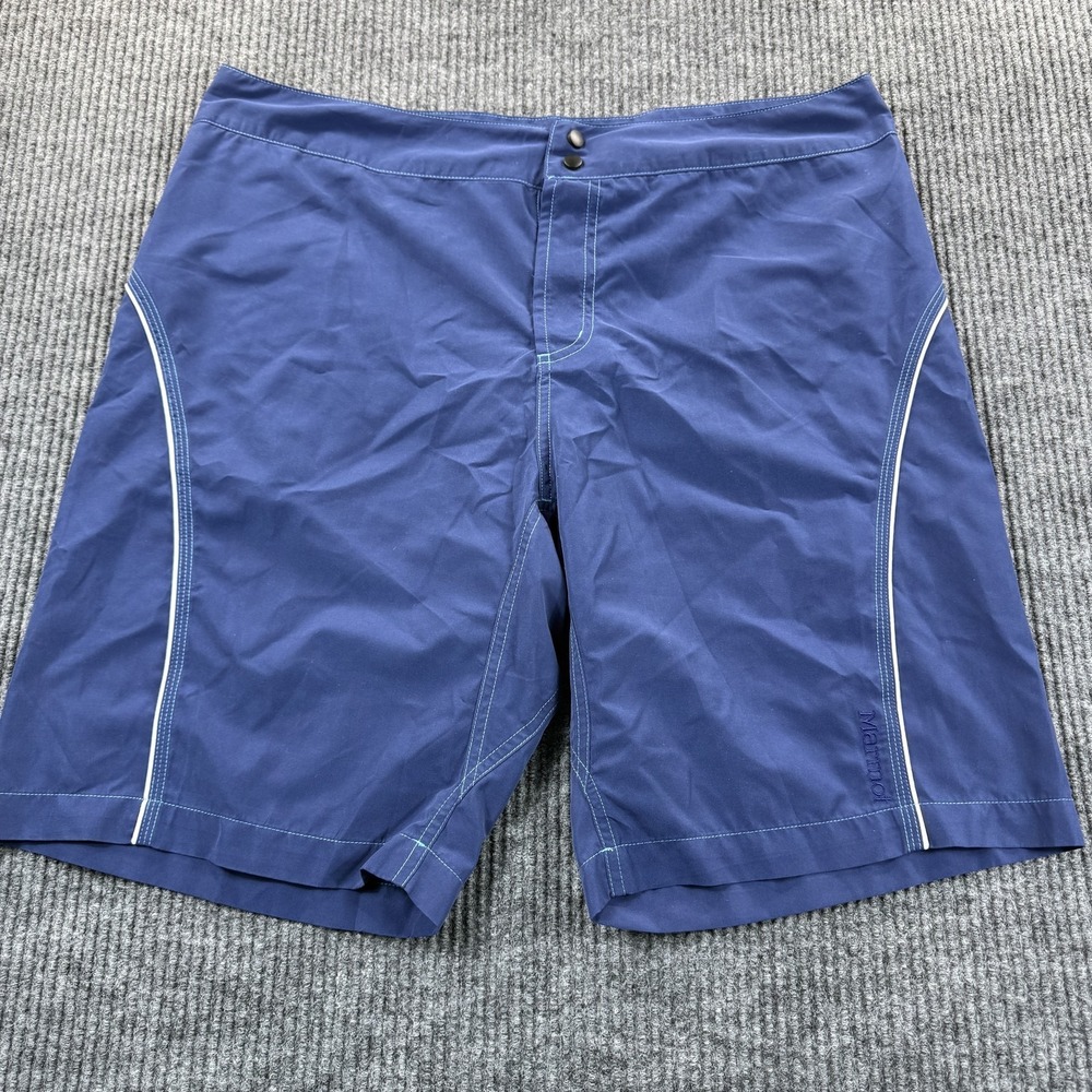 Marmot Shorts Mens Large Blue Board Swim‎ Trunks Quick Dry Back Pocket Surf